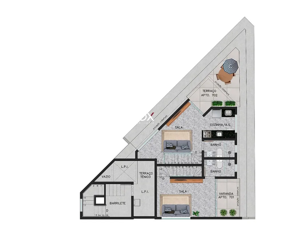 Apartamento, 2 quartos, 43 m² - Foto 9