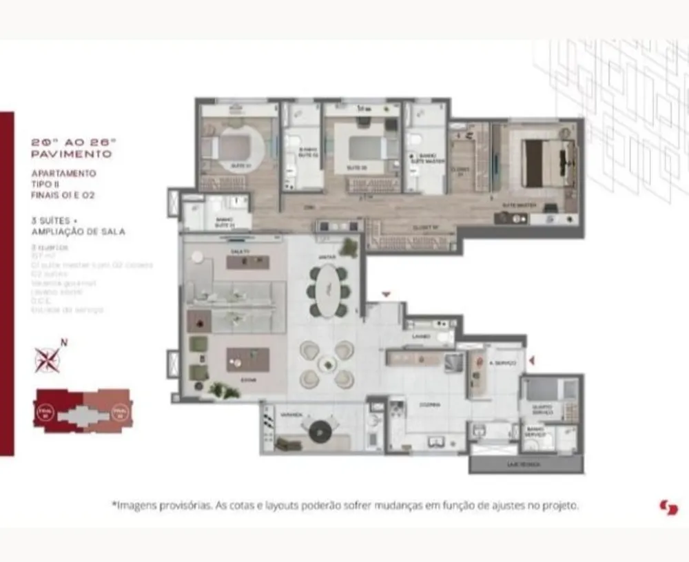Apartamento, 3 quartos, 99 m² - Foto 5