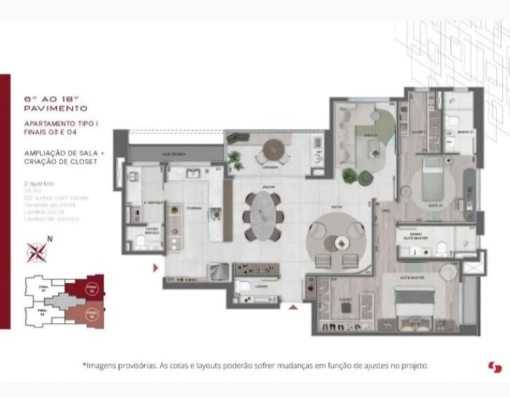 Apartamento, 3 quartos, 99 m² - Foto 15