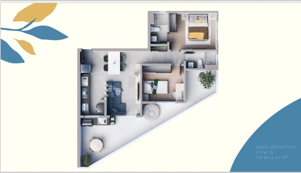 Apartamento, 2 quartos, 61 m² - Foto 13