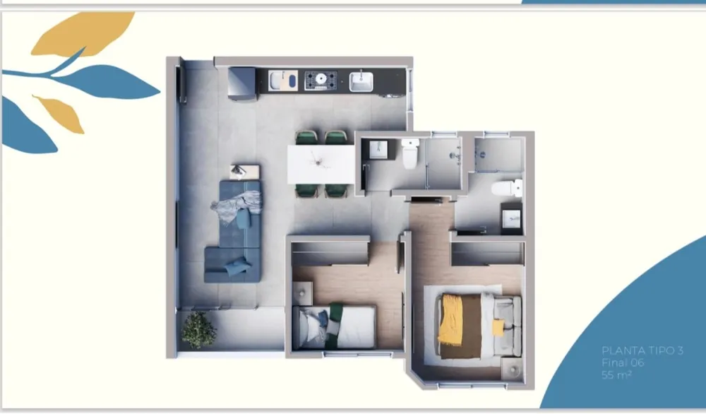 Apartamento, 2 quartos, 61 m² - Foto 14