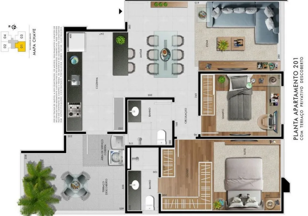 Apartamento, 2 quartos, 78 m² - Foto 4