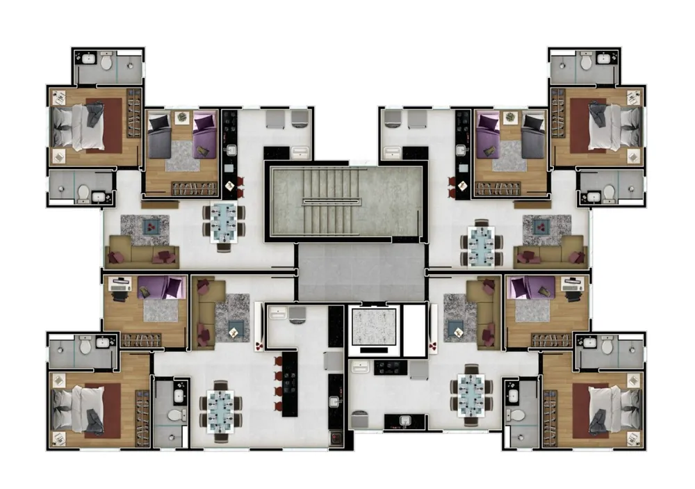 Apartamento, 2 quartos, 54 m² - Foto 2