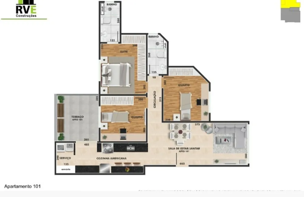 Apartamento, 3 quartos, 75 m² - Foto 5
