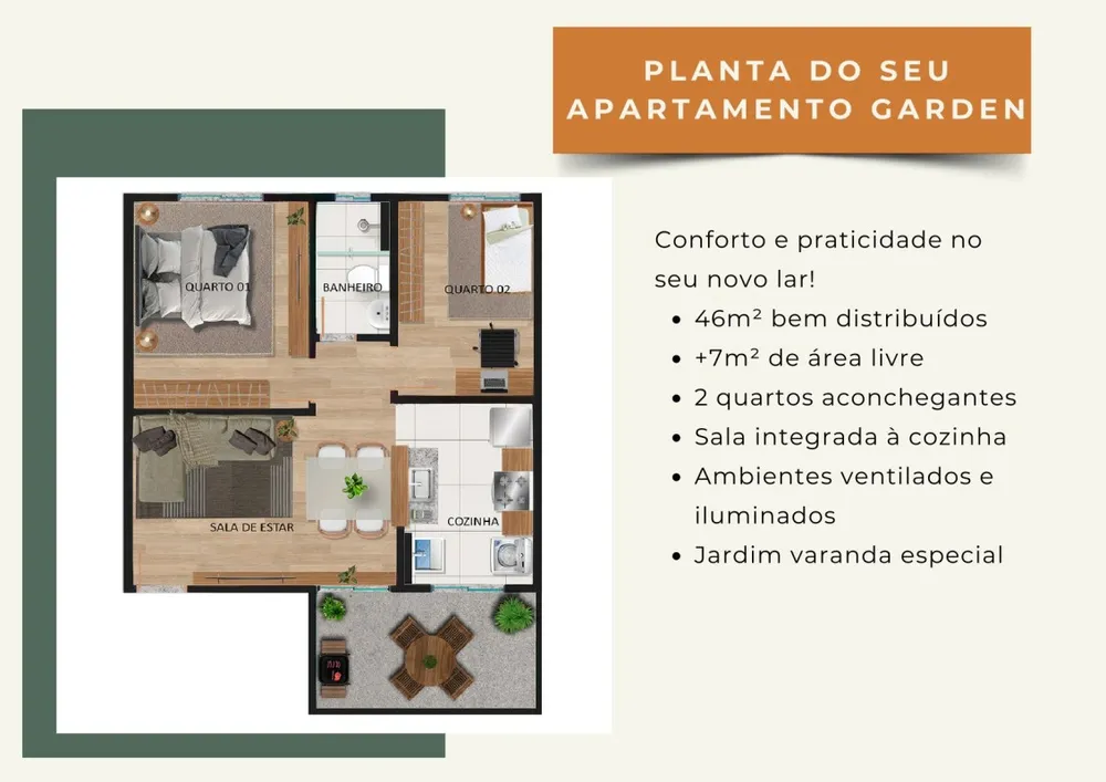 Apartamento, 2 quartos, 47 m² - Foto 12