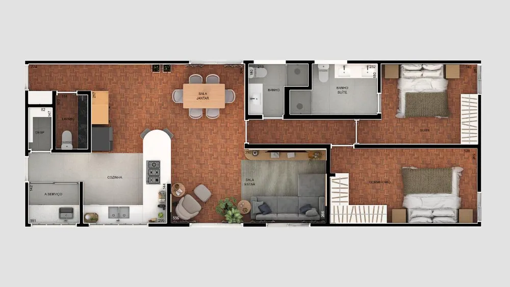 Apartamento, 2 quartos, 108 m² - Foto 3