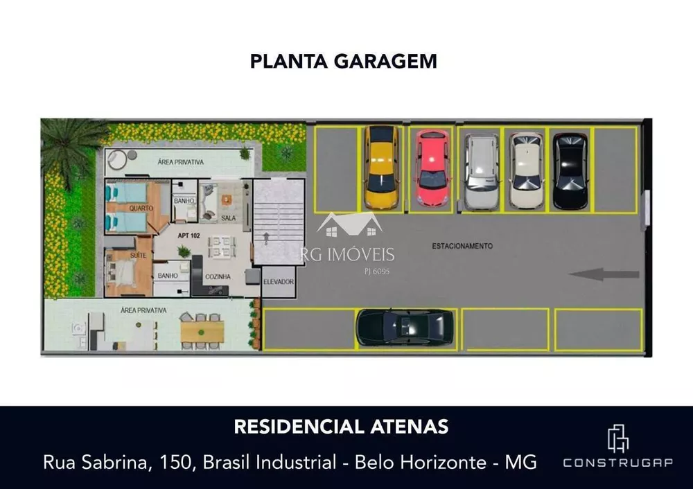 Apartamento à venda com 2 quartos, 53m² - Foto 2