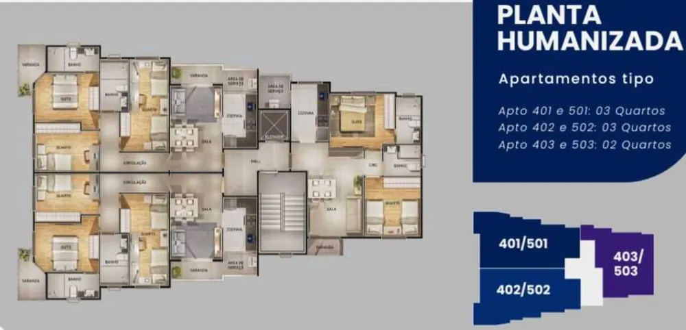 Apartamento, 3 quartos, 80 m² - Foto 3