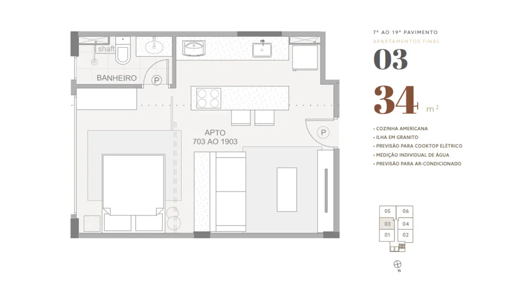 Apartamento, 1 quarto, 40 m² - Foto 9