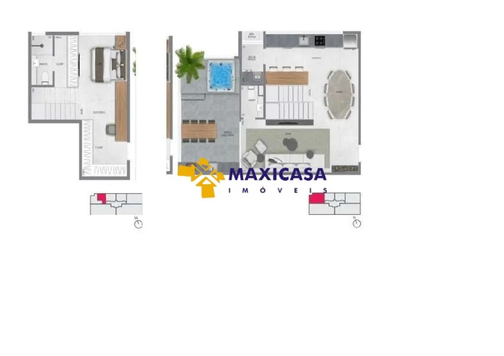 Apartamento, 1 quarto, 103 m² - Foto 1