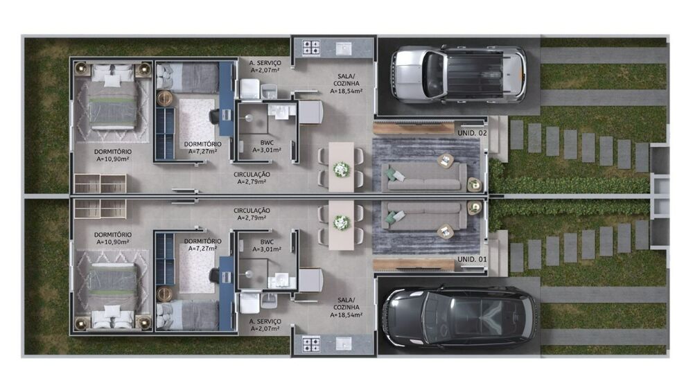Casa à venda com 2 quartos, 52m² - Foto 7