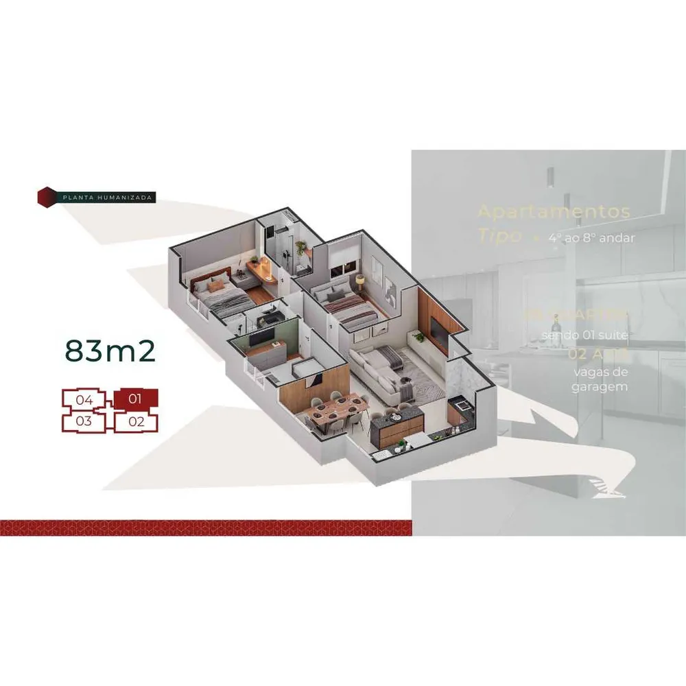 Apartamento, 3 quartos, 83 m² - Foto 13