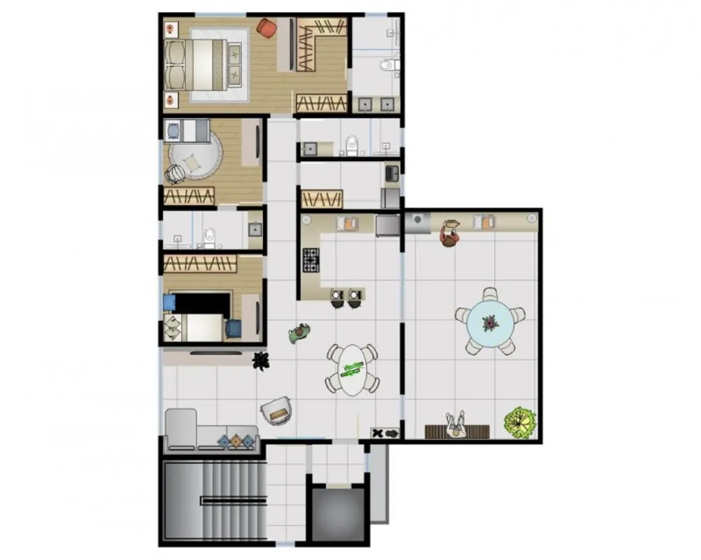 Apartamento, 3 quartos, 132 m² - Foto 3