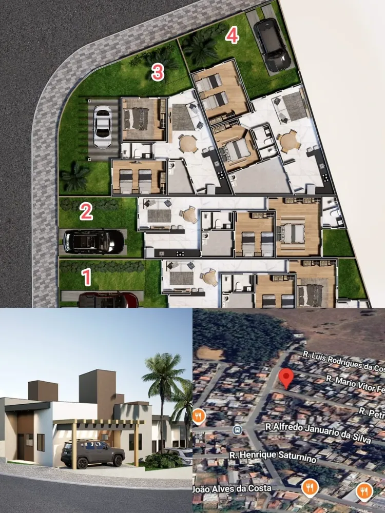 Casa, 2 quartos, 107 m² - Foto 1