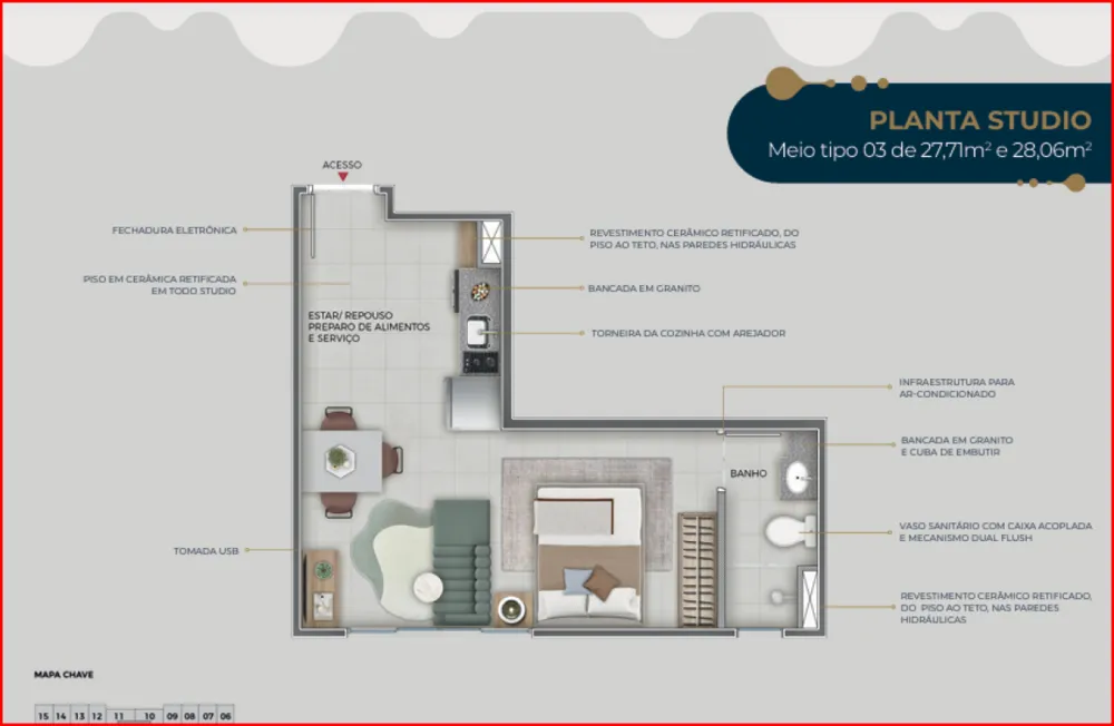 Apartamento, 1 quarto, 28 m² - Foto 18