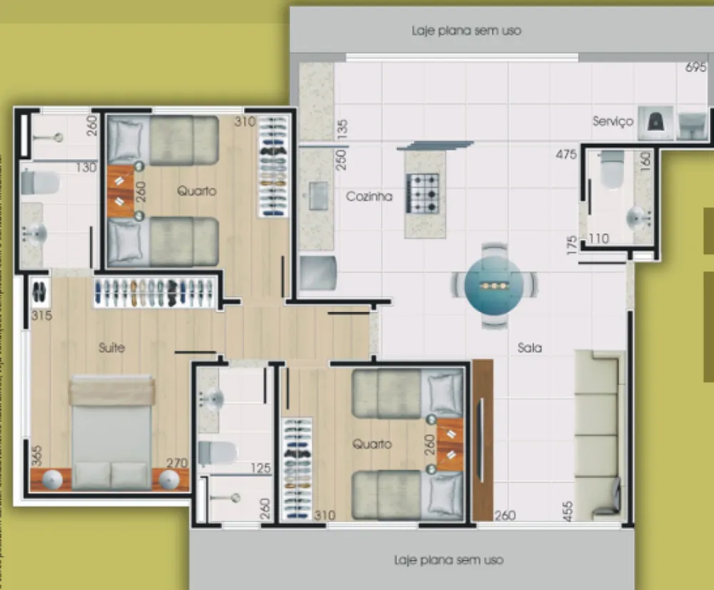 Apartamento, 3 quartos, 82 m² - Foto 1