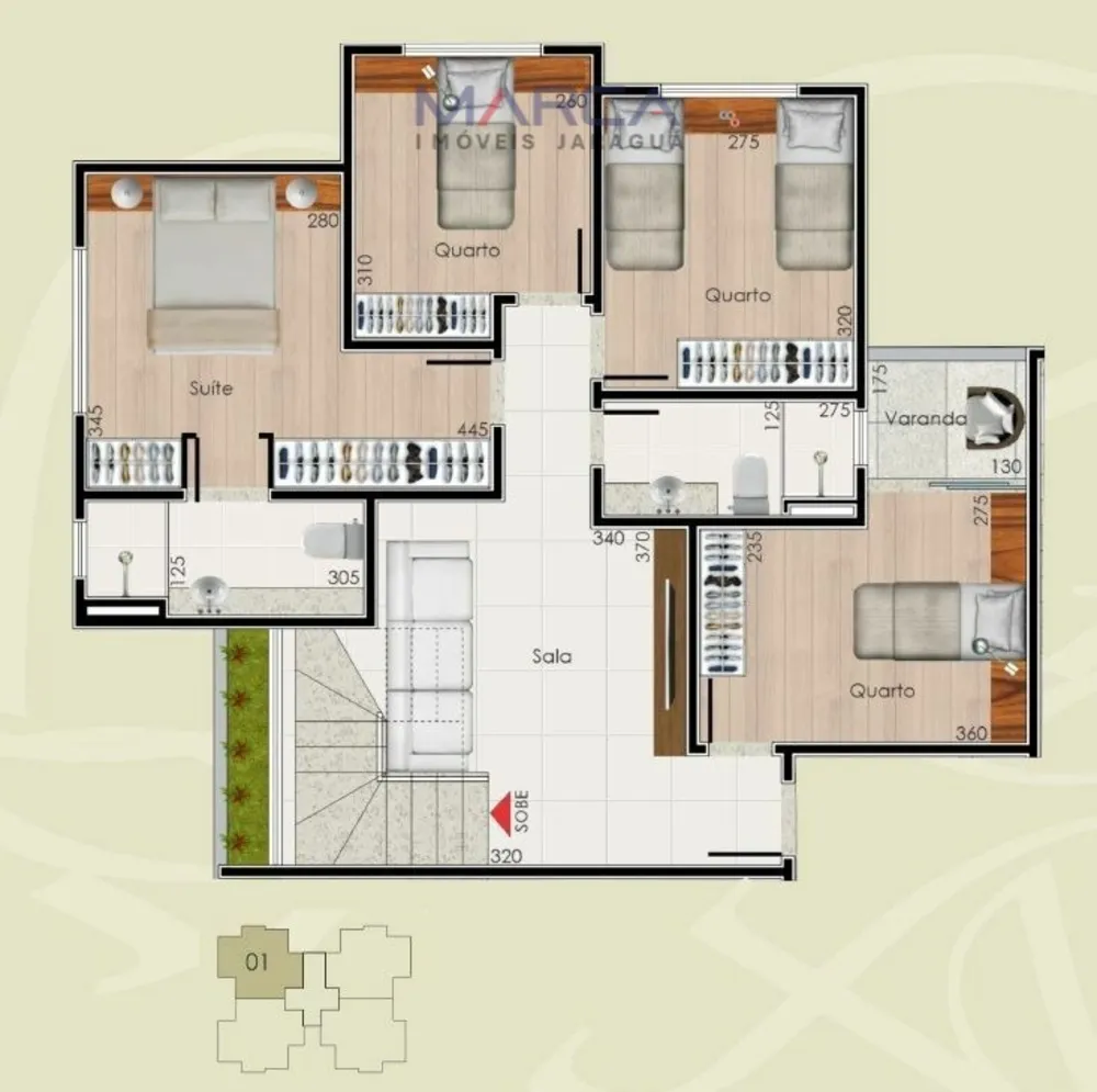 Cobertura, 4 quartos, 153 m² - Foto 2