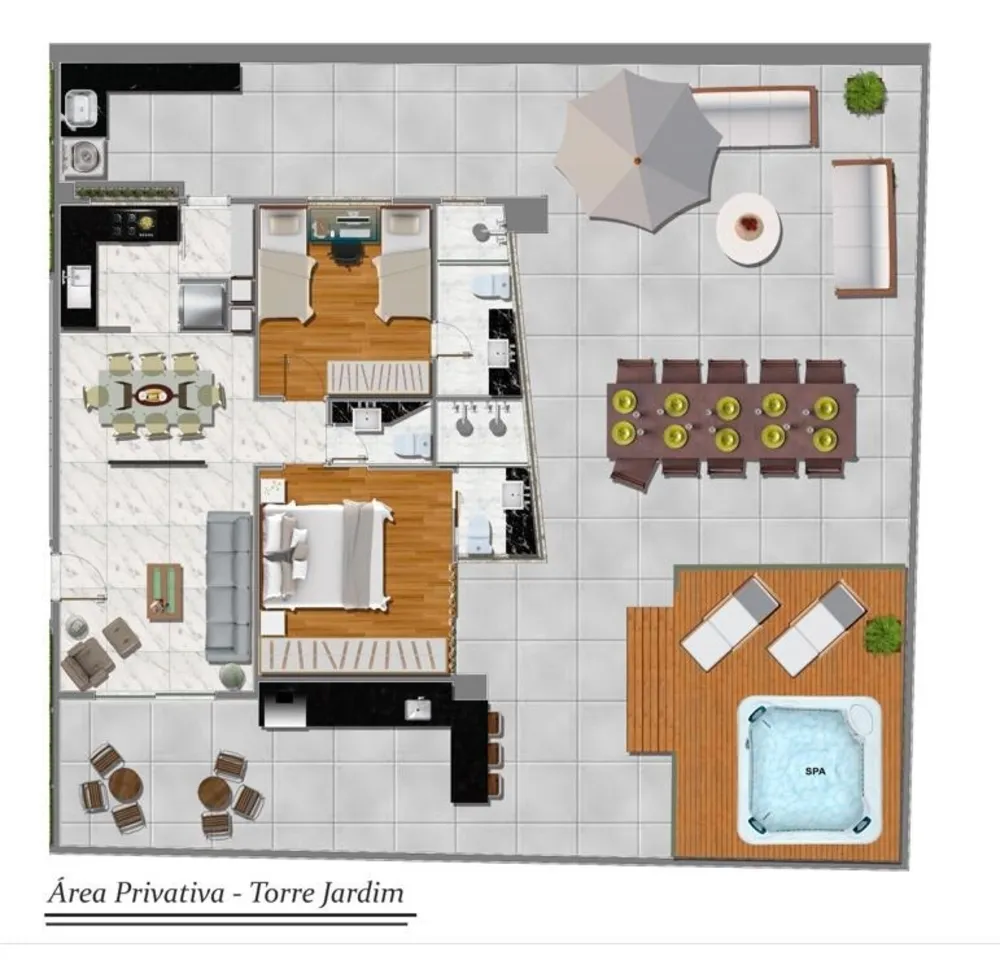 Apartamento, 2 quartos, 165 m² - Foto 1