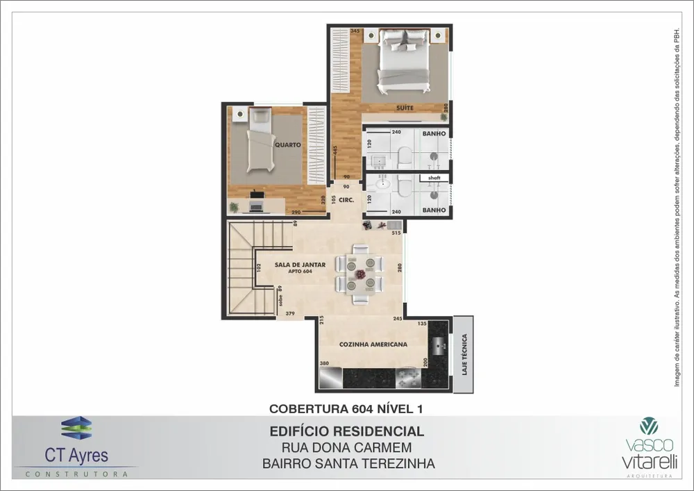 Apartamento, 2 quartos, 570 m² - Foto 7
