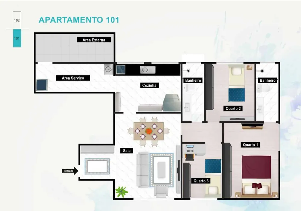 Apartamento, 2 quartos, 77 m² - Foto 5