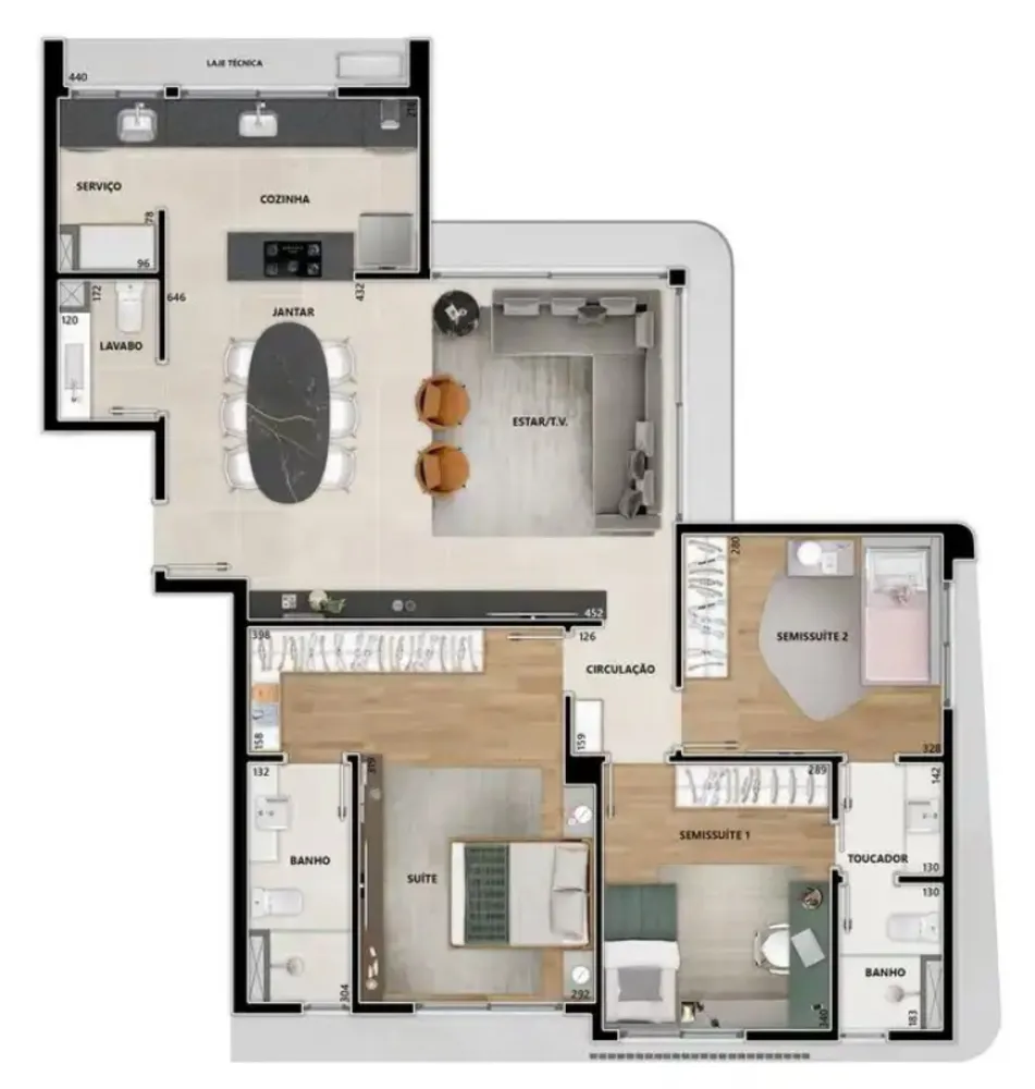 Apartamento, 3 quartos, 97 m² - Foto 12