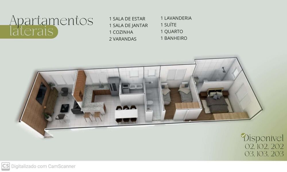 Apartamento à venda com 2 quartos, 78m² - Foto 1