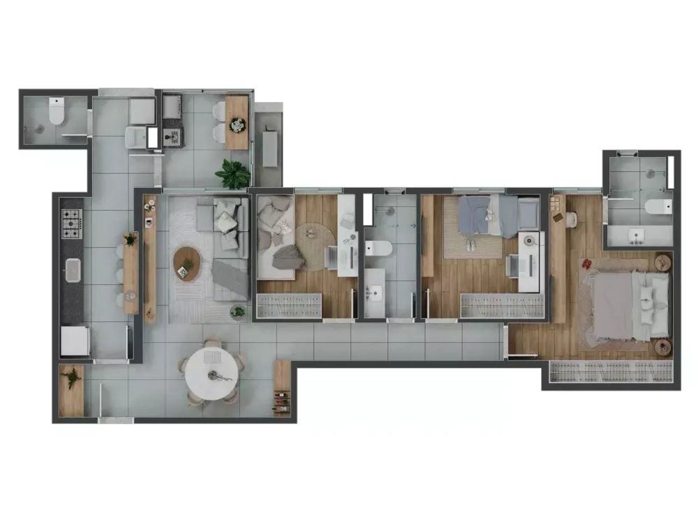 Apartamento, 3 quartos, 99 m² - Foto 11