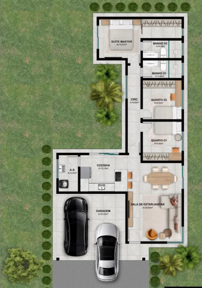 Casa de Condomínio, 3 quartos - Foto 8