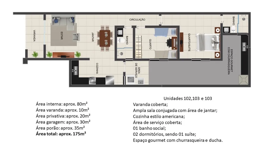 Casa, 2 quartos, 127 m² - Foto 3