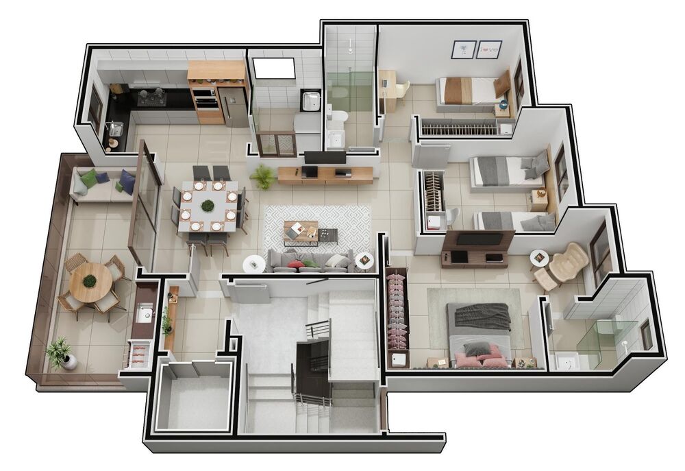 Cobertura à venda com 3 quartos, 200m² - Foto 1