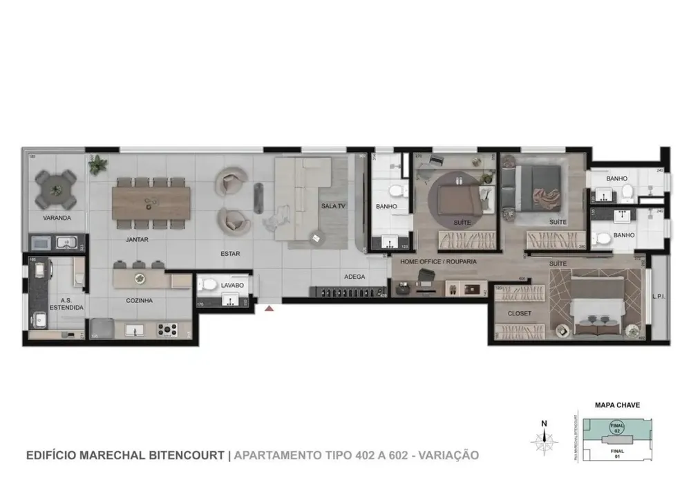 Cobertura, 4 quartos, 221 m² - Foto 8