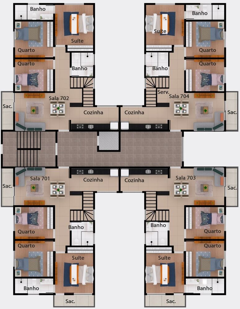 Cobertura à venda com 4 quartos, 140m² - Foto 6