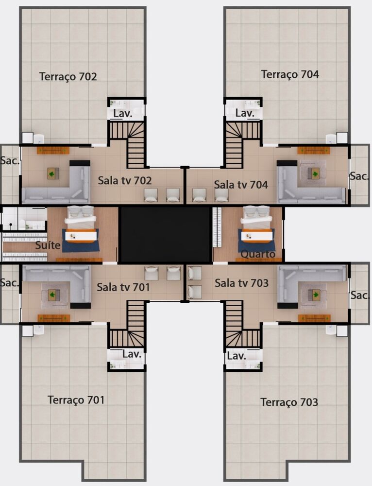Cobertura à venda com 4 quartos, 140m² - Foto 7