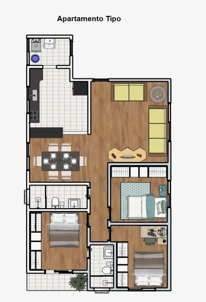 Apartamento, 3 quartos, 81 m² - Foto 20
