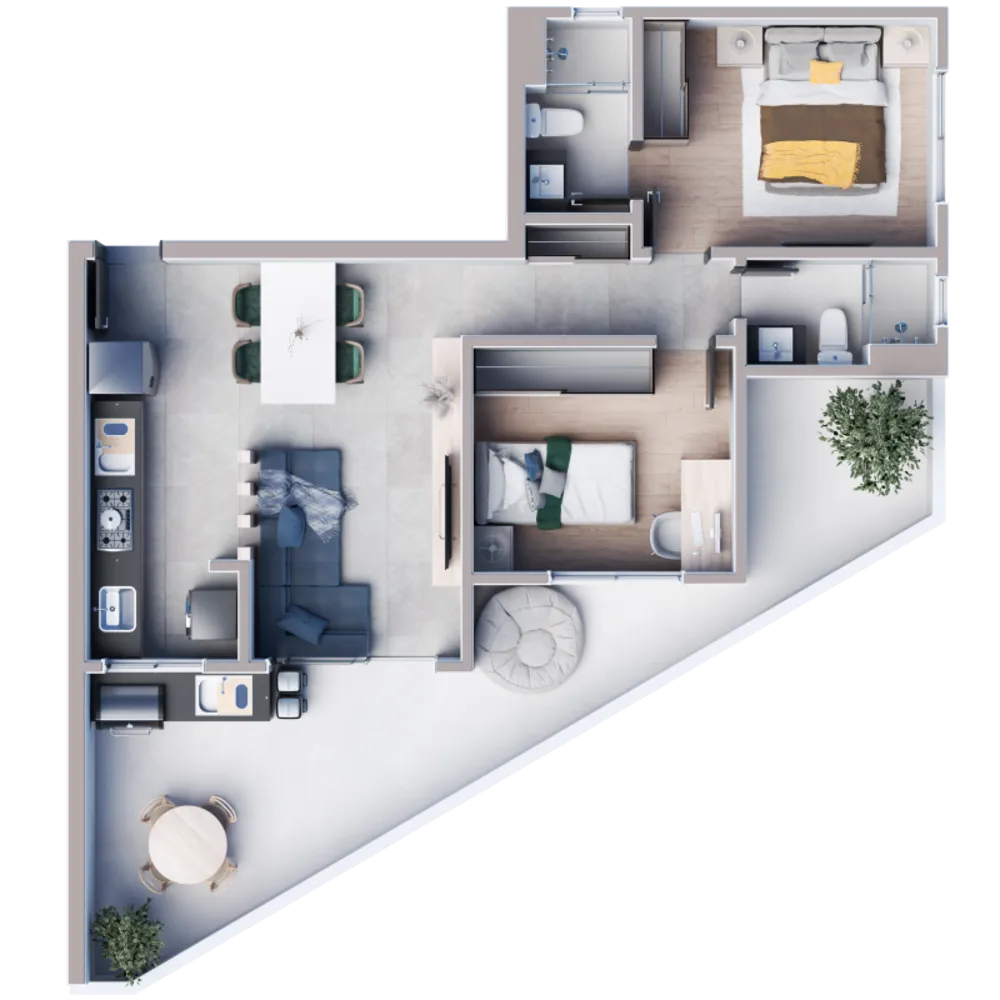 Apartamento, 2 quartos, 61 m² - Foto 11