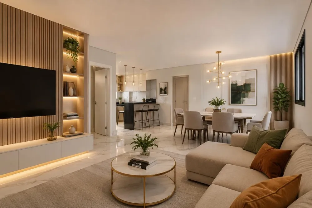 Apartamento, 3 quartos, 90 m² - Foto 1