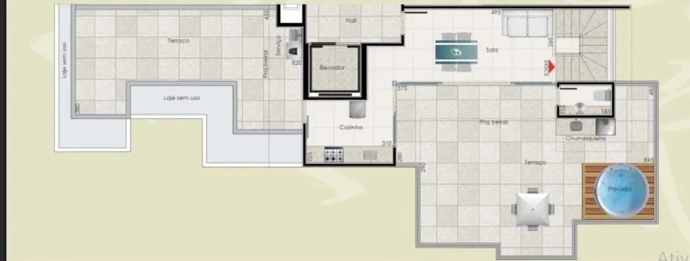 Cobertura, 4 quartos, 153 m² - Foto 3