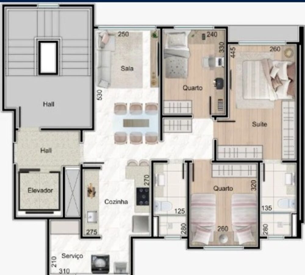 Apartamento à venda com 3 quartos, 115m² - Foto 11