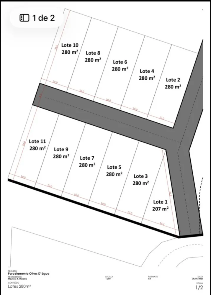 Terreno, 280 m² - Foto 1