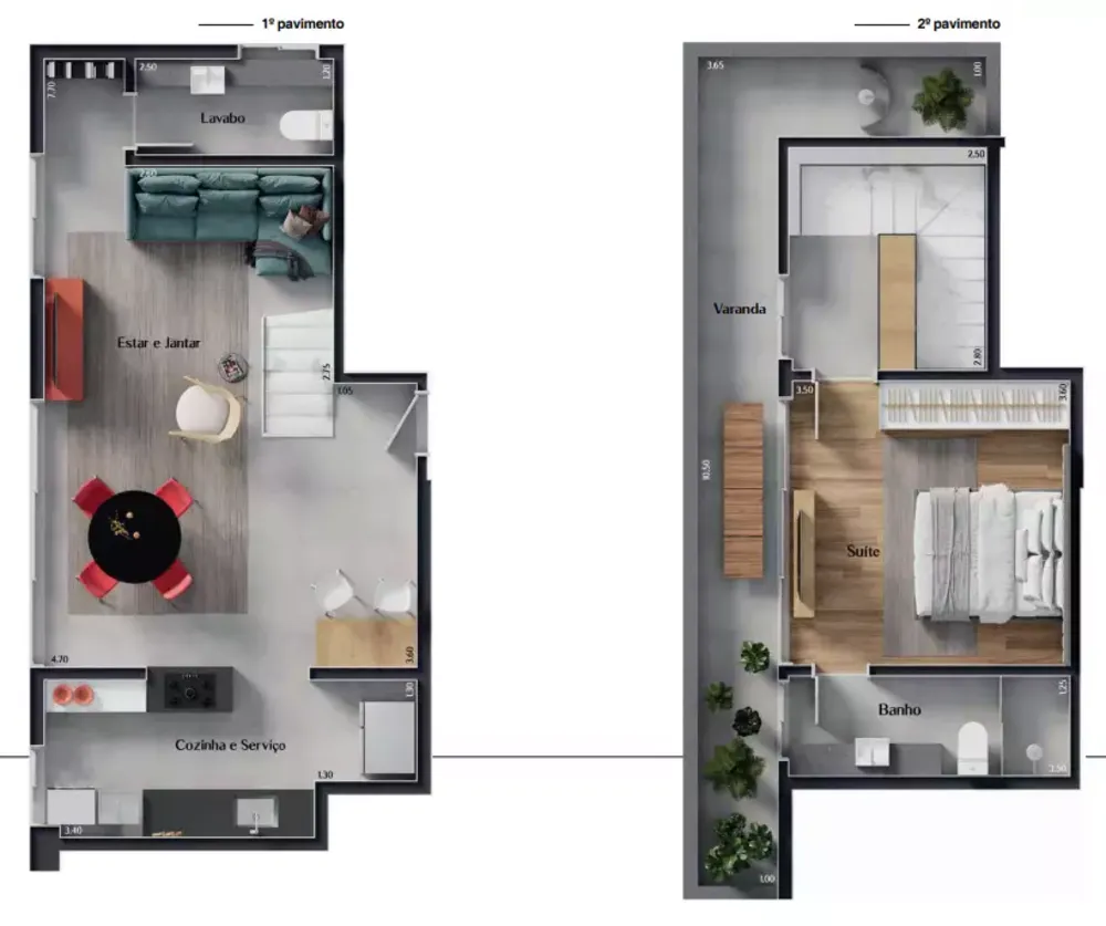 Cobertura, 1 quarto, 89 m² - Foto 5