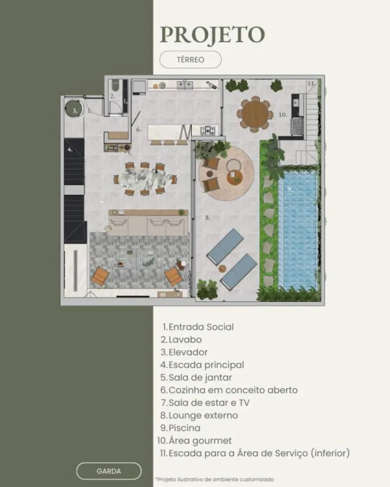 Casa de Condomínio, 4 quartos - Foto 4