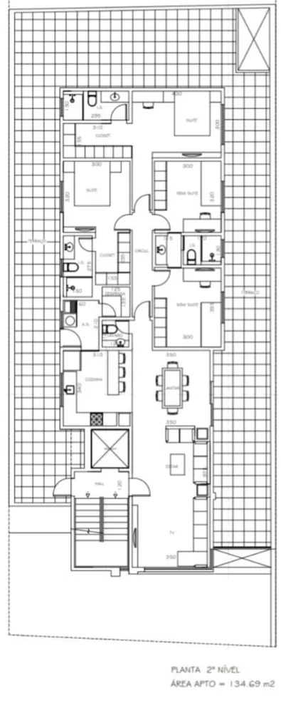 Apartamento, 4 quartos, 134 m² - Foto 2
