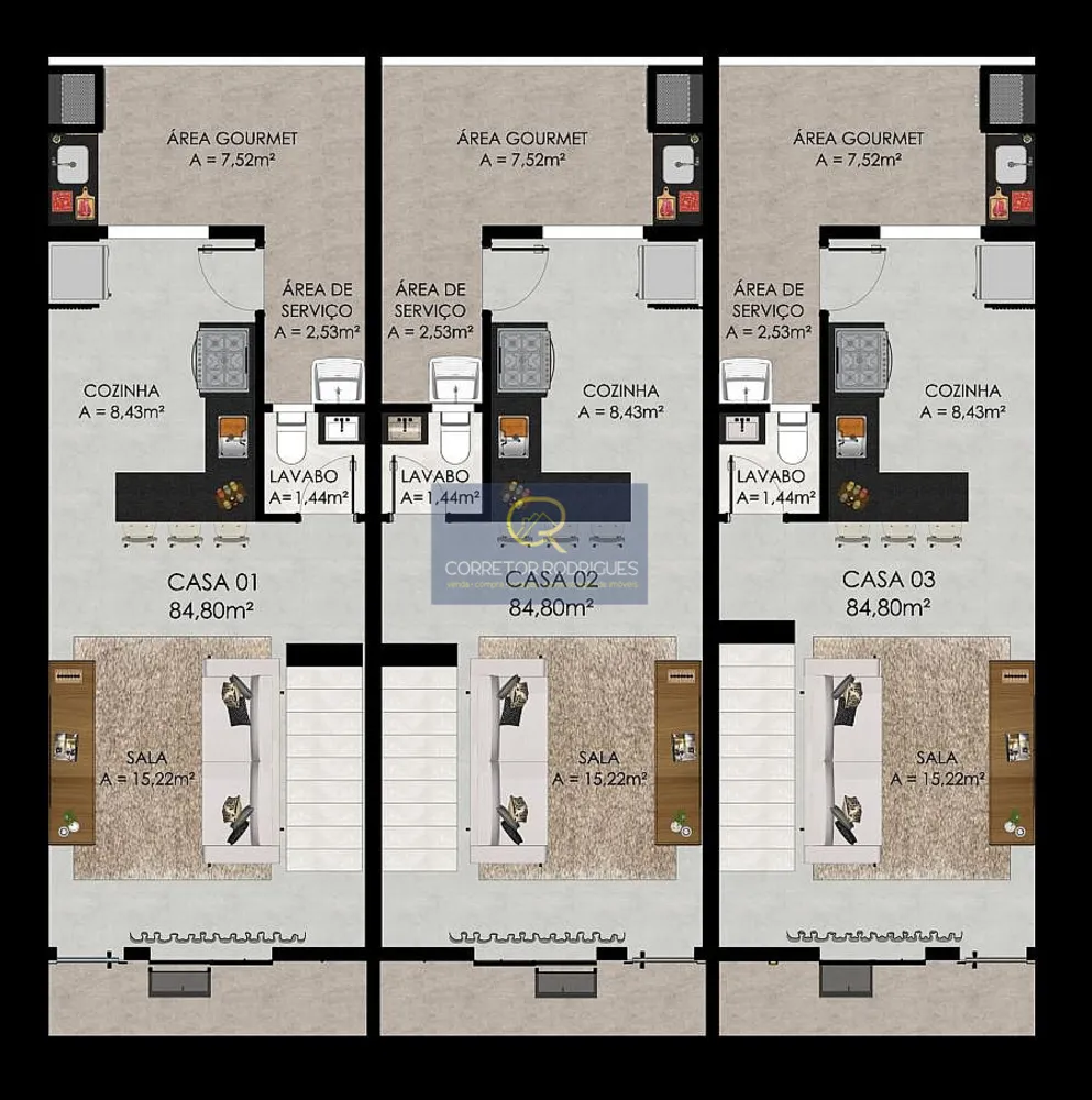 Casa, 2 quartos, 120 m² - Foto 6