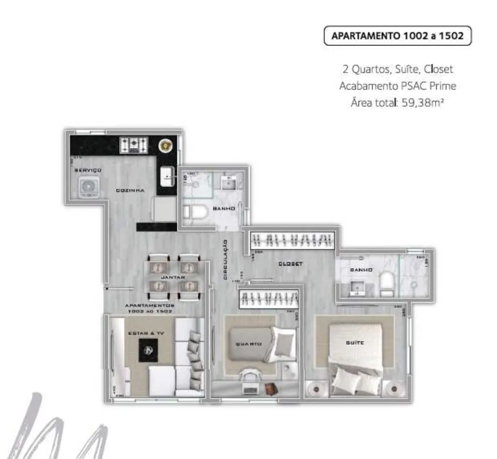 Apartamento, 3 quartos, 109 m² - Foto 8