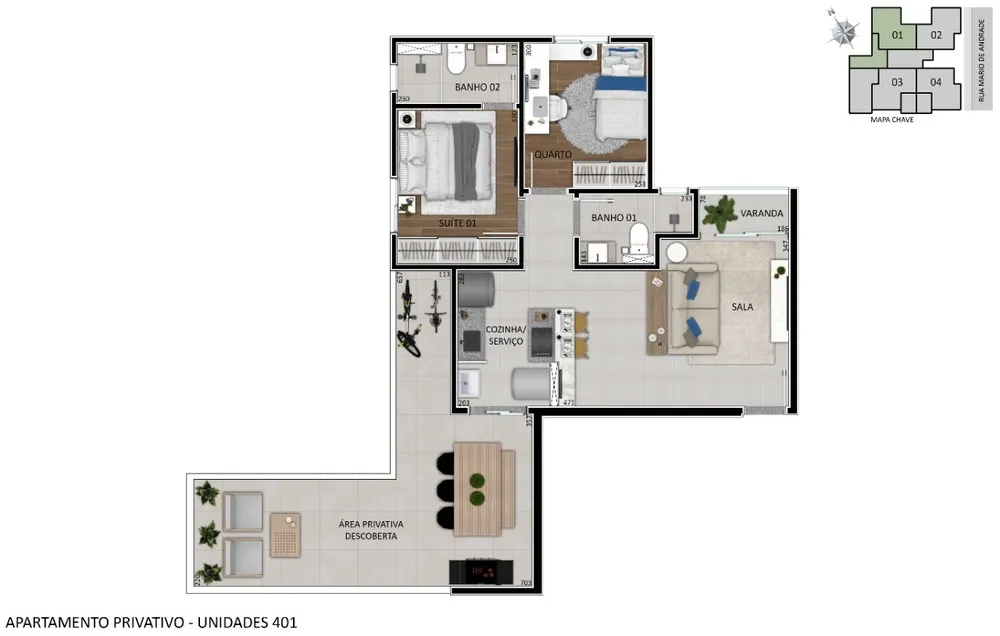 Apartamento, 2 quartos, 64 m² - Foto 4