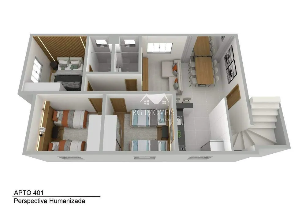 Cobertura, 3 quartos, 132 m² - Foto 7