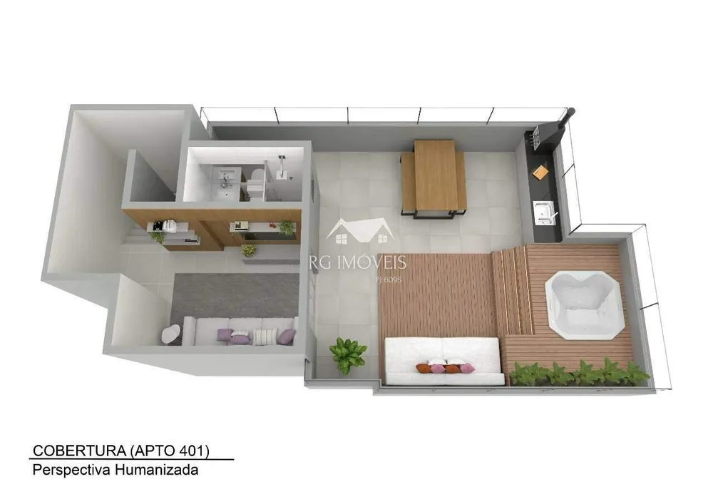 Cobertura, 3 quartos, 132 m² - Foto 8