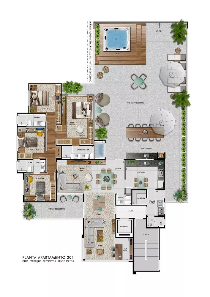 Apartamento à venda com 4 quartos, 316m² - Foto 15