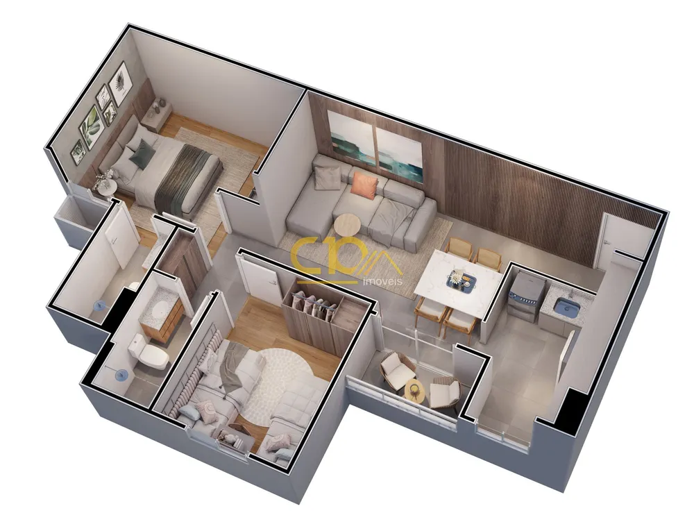 Cobertura, 2 quartos, 111 m² - Foto 7