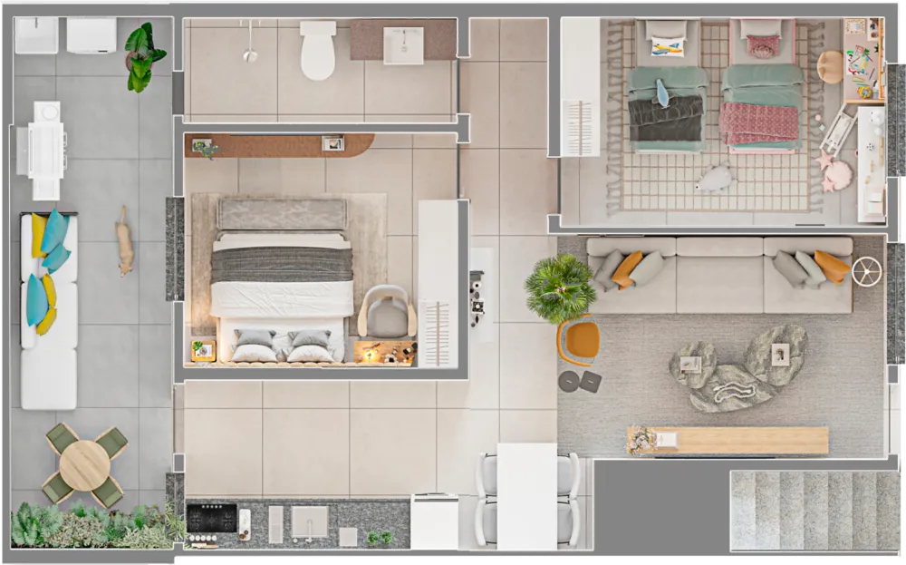 Casa, 2 quartos, 73 m² - Foto 8